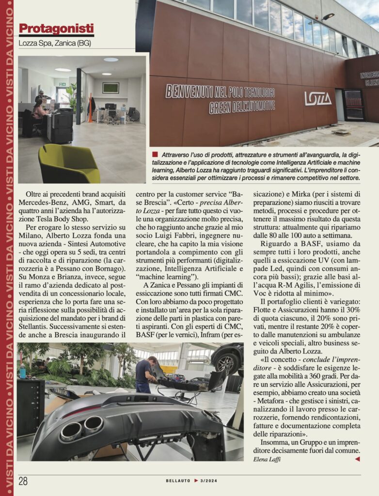 Un polo tecnologico green per la mobilità del futuro: Lozza Spa a Zanica (BG) Un polo tecnologico green per la mobilità del futuro: Lozza Spa a Zanica (BG)